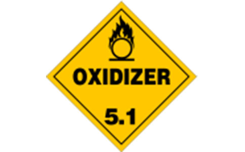 氧化劑和有機過氧化物（即溴酸鹽，氯酸鹽，高錳酸鹽，過氧化氫> 8％，過氧化苯甲酰）。